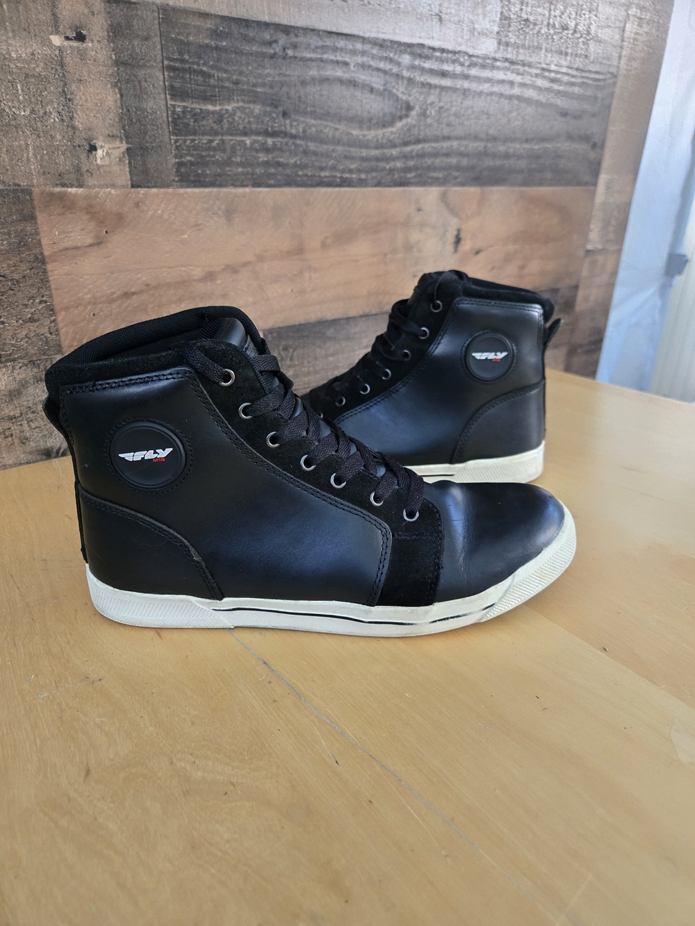 Fly Racing Street Riding Shoes - Size US 9 Men's Waterproof Leather